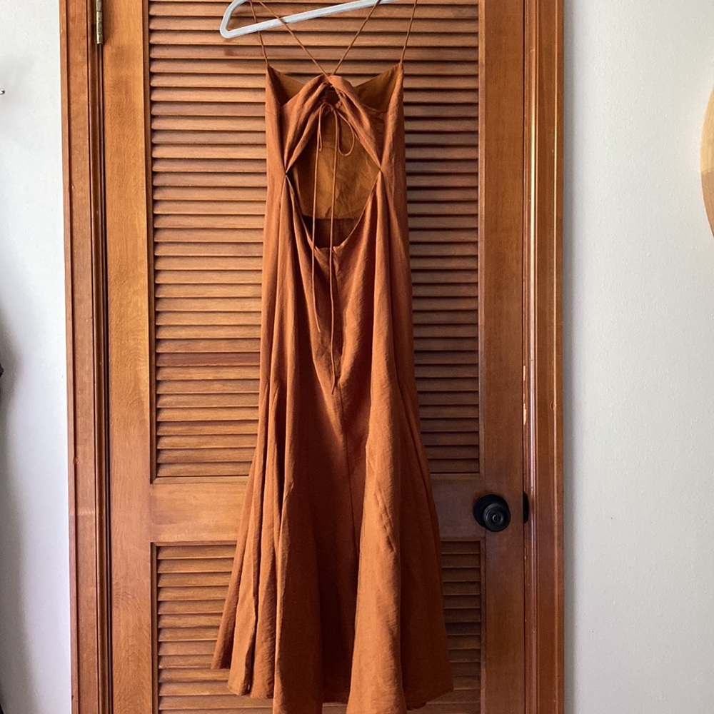 Brand NWT H&M open back dress